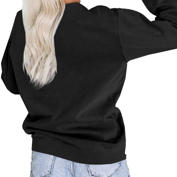 Women's Long Sleeve Leopard Lip Graphic Sweatshirt - Picture 2 of 6